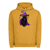 Pigment Peanut Butter black witch cat Urban Hoodie - BundleAndBundleShop