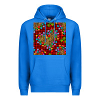 True Royal christmas lights and leopard hearts seamless pattern Premium Hoodie - BundleAndBundleShop