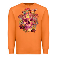 Carrot Floral skeleton with mushrooms Premium Sweatshirt - RanaPortraitStore