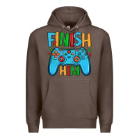 Coffee finish him Premium Hoodie - JahusDesignShop