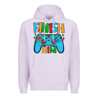 Lilac finish him Premium Hoodie - JahusDesignShop