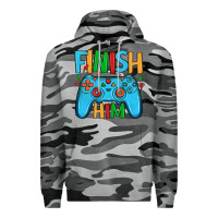 Slate Camo finish him Premium Hoodie - JahusDesignShop