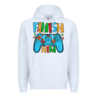 White finish him Premium Hoodie - JahusDesignShop