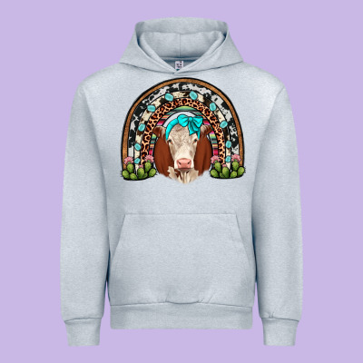 Hereford Rainbow Urban Hoodie Designed By Jahusdesignshop
