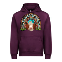 Mauve Wine hereford rainbow Urban Hoodie - JahusDesignShop