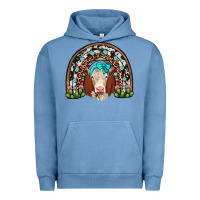 Pigment Pebble Blue hereford rainbow Urban Hoodie - JahusDesignShop