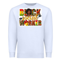 White black social worker Premium Sweatshirt - texasbilliewilder