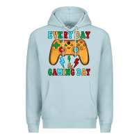 Blue Mist every day is gaming day Premium Hoodie - JahusDesignShop
