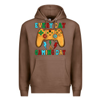 Chestnut every day is gaming day Premium Hoodie - JahusDesignShop