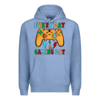 Colony Blue every day is gaming day Premium Hoodie - JahusDesignShop
