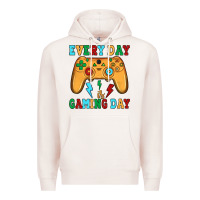 Pale Pink every day is gaming day Premium Hoodie - JahusDesignShop