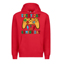 Red every day is gaming day Premium Hoodie - JahusDesignShop
