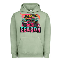 Pigment Oil Green racing it's my favorite season sport car Urban Hoodie - AdoDesignShop