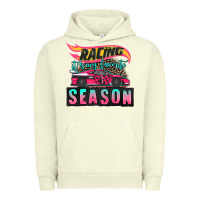Pigment Pistachio racing it's my favorite season sport car Urban Hoodie - AdoDesignShop