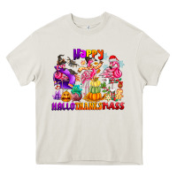 Cream Happy Hallo Thanks Mas Heavy Core Tee - CowhideDigitalArt