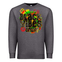 Charcoal Heather black vibes only Premium Sweatshirt - texasbilliewilder