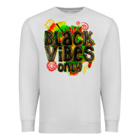Dove Grey black vibes only Premium Sweatshirt - texasbilliewilder