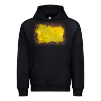 Black gemstone yellow leopard background Urban Hoodie - JahusDesignShop