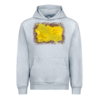 Heather Grey gemstone yellow leopard background Urban Hoodie - JahusDesignShop