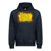 Navy gemstone yellow leopard background Urban Hoodie - JahusDesignShop