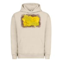 Pigment French Oak gemstone yellow leopard background Urban Hoodie - JahusDesignShop