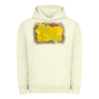 Pigment Pistachio gemstone yellow leopard background Urban Hoodie - JahusDesignShop