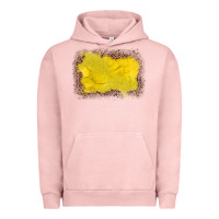Pigment Salmon gemstone yellow leopard background Urban Hoodie - JahusDesignShop
