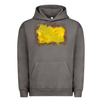 Pigment Tornado gemstone yellow leopard background Urban Hoodie - JahusDesignShop