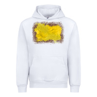 White gemstone yellow leopard background Urban Hoodie - JahusDesignShop