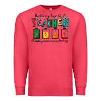 Cardinal battery life of a teacher Premium Sweatshirt - Zillion Design Studio