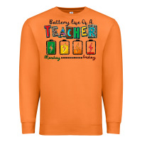 Carrot battery life of a teacher Premium Sweatshirt - Zillion Design Studio
