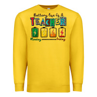 Lemon battery life of a teacher Premium Sweatshirt - Zillion Design Studio