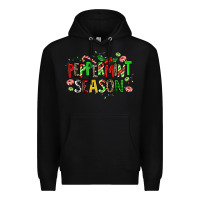 Black peppermint season Premium Hoodie - AdoDesignShop