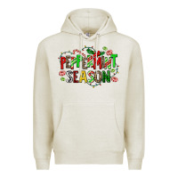 Oatmeal Heather peppermint season Premium Hoodie - AdoDesignShop