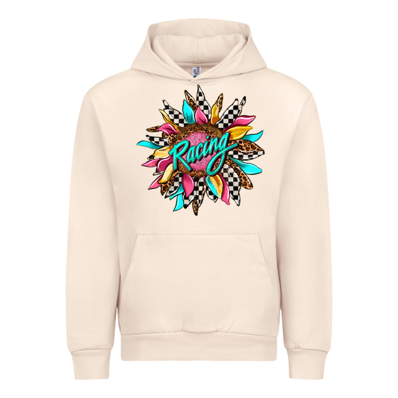 Racing Sunflower Front Urban Hoodie by AdoDesignShop | Teevron