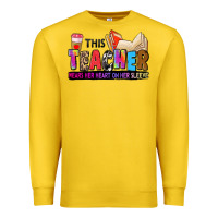 Lemon this teacher wears her heart on her sleeve Premium Sweatshirt - Zillion Design Studio