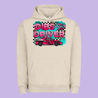 Dibs On The Driver Background Urban Hoodie Designed By Adodesignshop