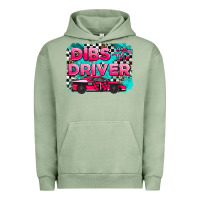Pigment Oil Green dibs on the driver background Urban Hoodie - AdoDesignShop