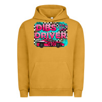 Pigment Peanut Butter dibs on the driver background Urban Hoodie - AdoDesignShop