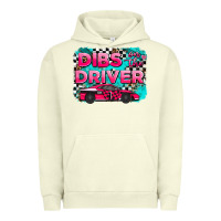 Pigment Pistachio dibs on the driver background Urban Hoodie - AdoDesignShop