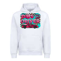White dibs on the driver background Urban Hoodie - AdoDesignShop