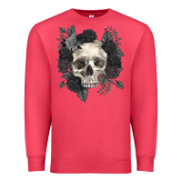 Cardinal Floral skull Premium Sweatshirt - RanaPortraitStore