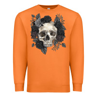 Carrot Floral skull Premium Sweatshirt - RanaPortraitStore