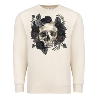 Sandshell Floral skull Premium Sweatshirt - RanaPortraitStore