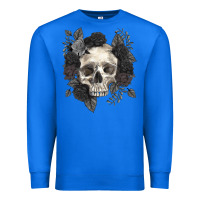 True Royal Floral skull Premium Sweatshirt - RanaPortraitStore