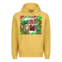 Antique Gold merry texmas  christmas Premium Hoodie - AdoDesignShop