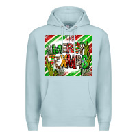 Blue Mist merry texmas  christmas Premium Hoodie - AdoDesignShop