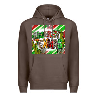 Coffee merry texmas  christmas Premium Hoodie - AdoDesignShop