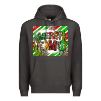 Smoke merry texmas  christmas Premium Hoodie - AdoDesignShop