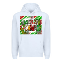 White merry texmas  christmas Premium Hoodie - AdoDesignShop